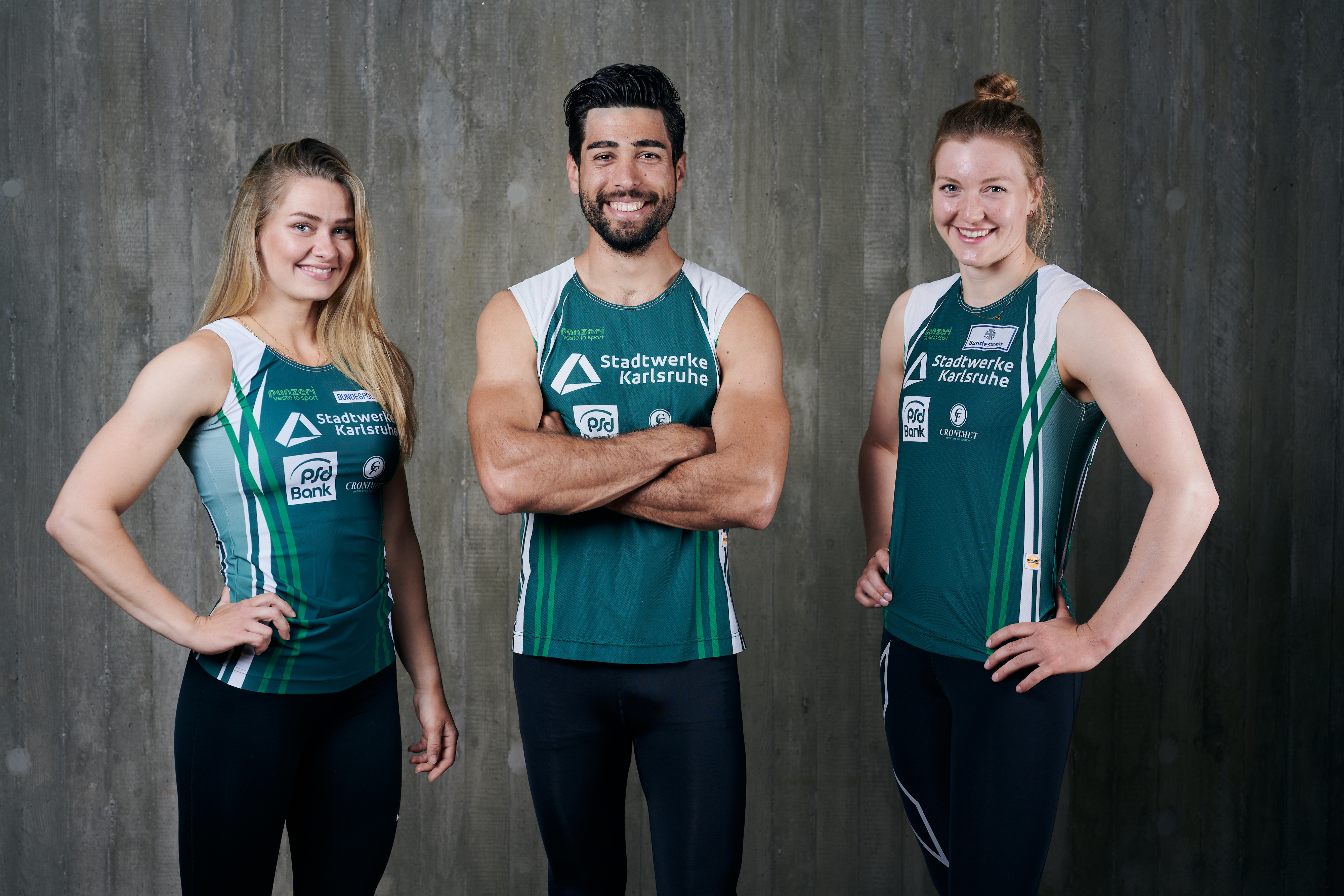 Olympioniken starten unterschiedlich in die Saison (v.l. Sophie Koch, Saeid Fazloula & Sarah Brüßler)