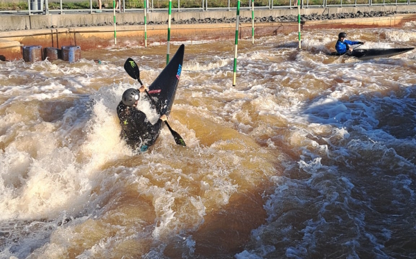 Beim Training in Markkleeberg