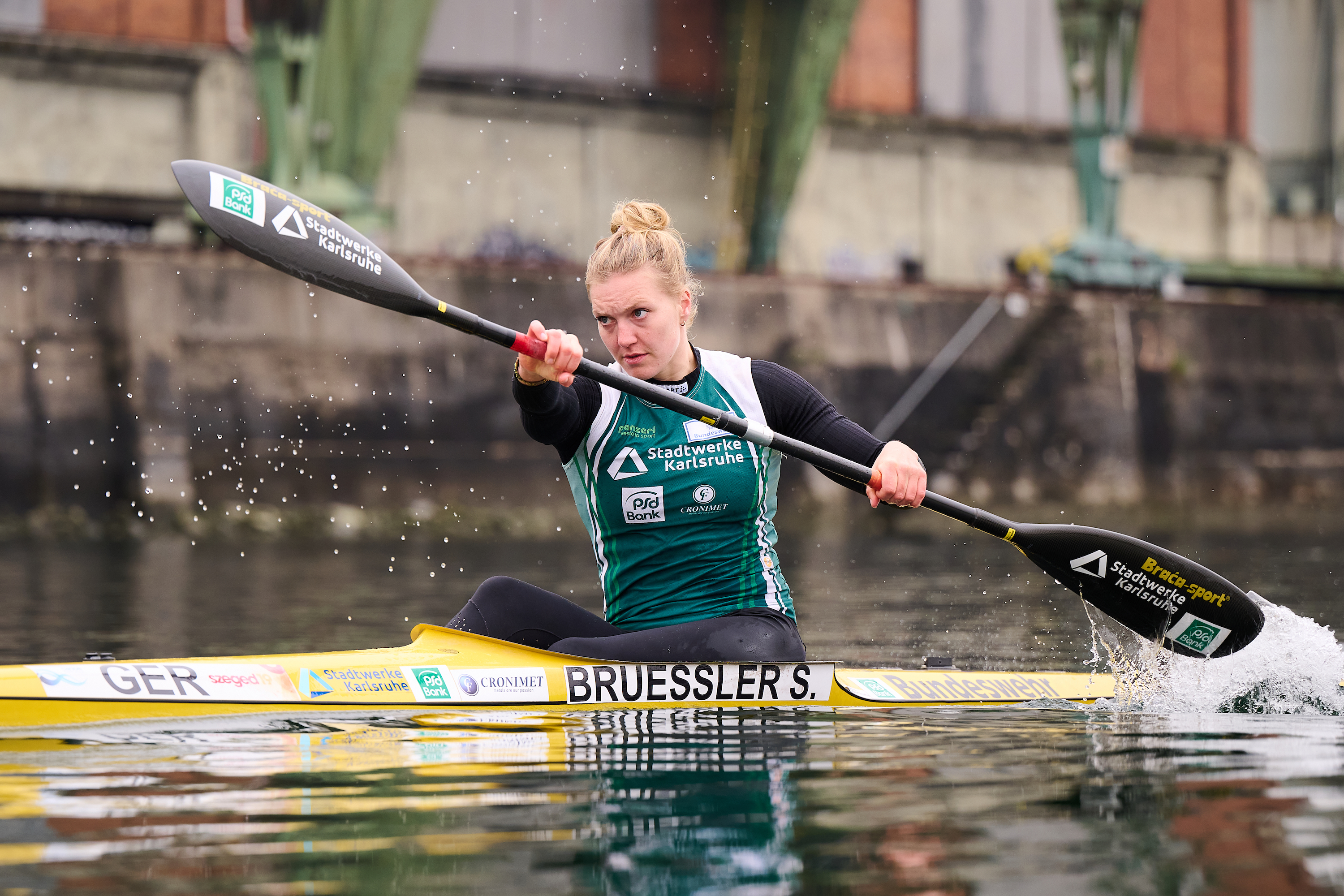 Sarah Brüßler lässt mit dem vierten Platz über 500 Meter ihr Können aufblitzen.