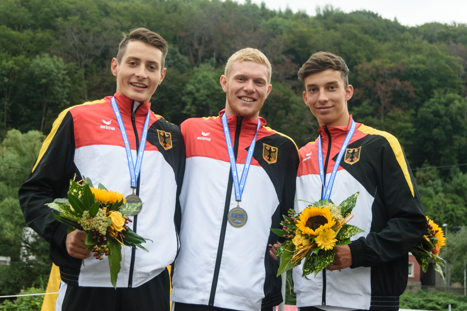 Bronze für das Team (rechts: Janosch Unseld)